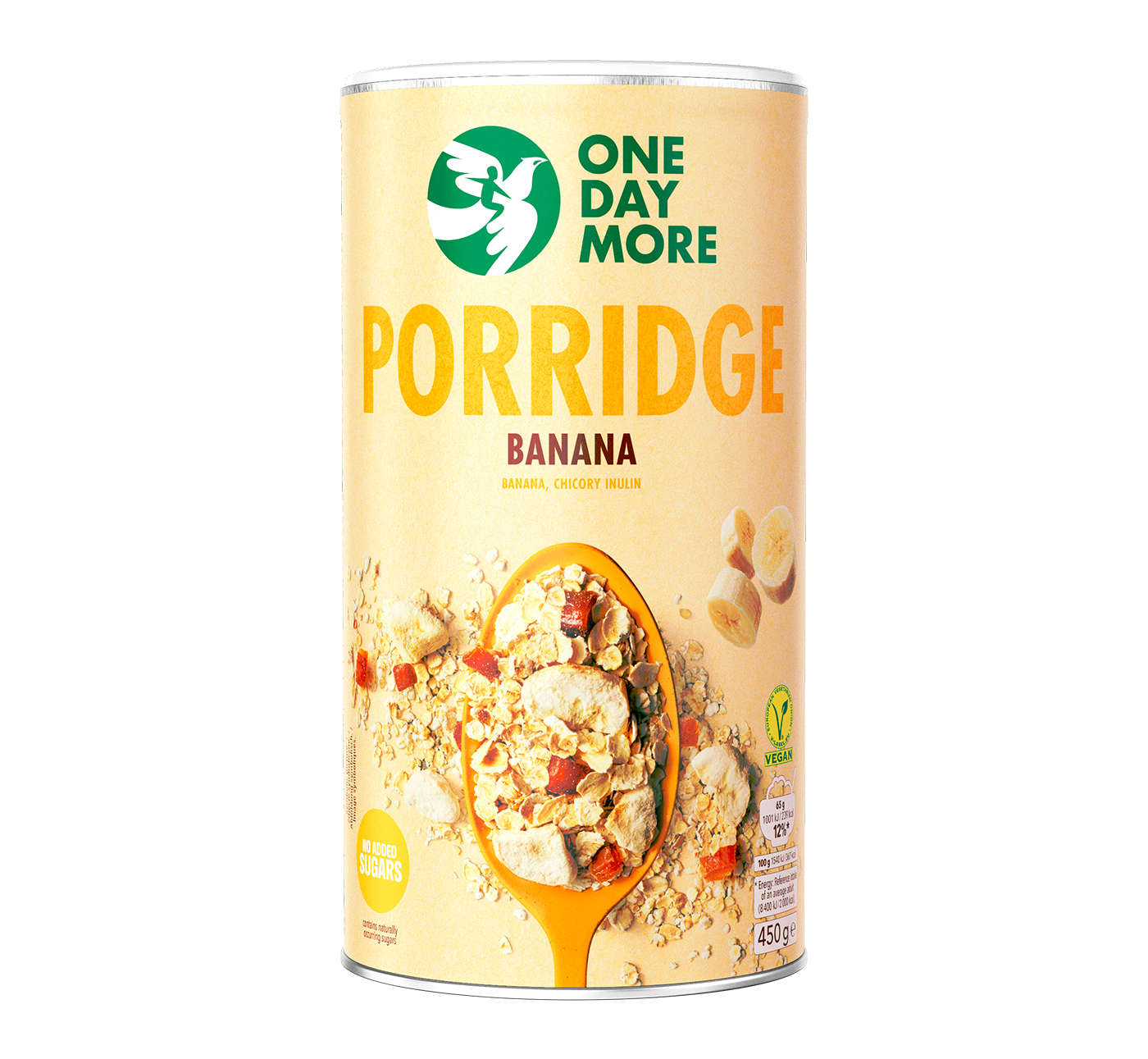 Porridge à la banane sans sucre