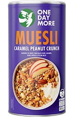 Muesli Caramel Peanut Crunch OneDayMore